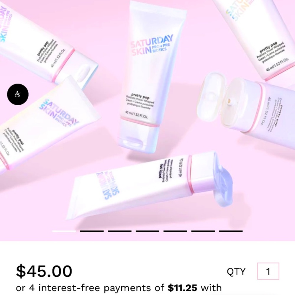 Full size Saturday Skin Pretty Pop Probiotic Power Whipped Cream